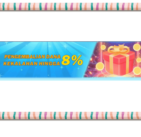 Pengembalian Dana Kekalahan Hingga 8%